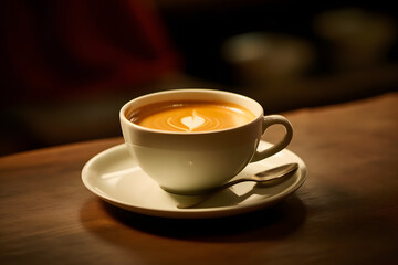 Fototapeta premium cup of cappuccino. 