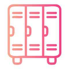 locker gradient icon
