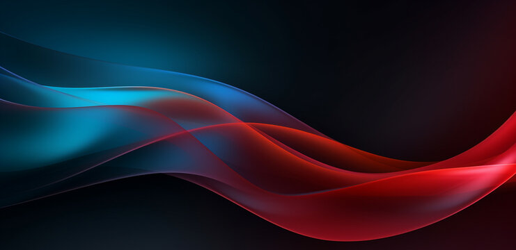 Abstrakcyjne tło konceptualne czerń i niebieski © Bartomiej
