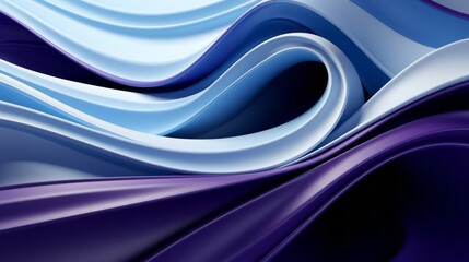 Mesmerizing waves of vibrant blue and purple dance across a image, capturing the abstract beauty of colorfulness in fabric