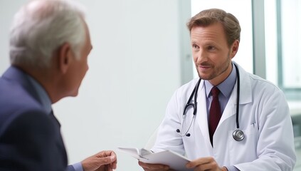 Doctor and patient in consultation