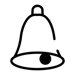bell line icon