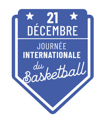 journée internationale du basketball le 21 décembre