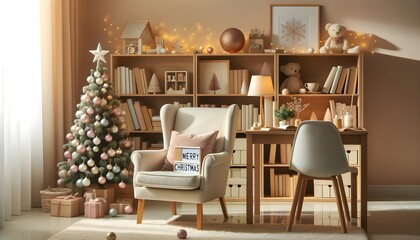 christmas, holiday, three, merry christmas, christmas tree, merry, greeting, celebration, december, festive, winter, decoration, season, joy, tradition, card, gift, red, white, snow, tree, table, dini