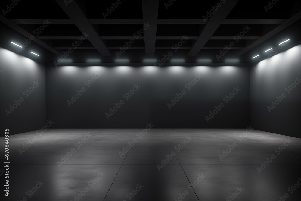 Poster an illuminated space of possibilities generative ai. created with generative ai technology