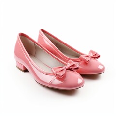 pink shoes isolated on white background   generated by AI