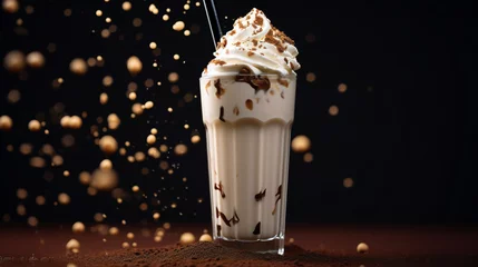 Fotobehang milk shake Generative AI © Quentin