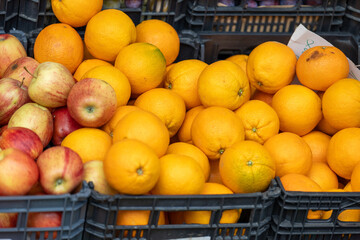 Fresh, vibrant produce at the market: a colorful array of nature's finest bounty.