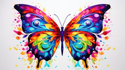 Colorful butterfly.