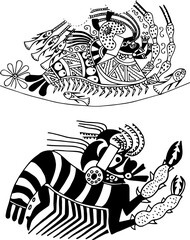 Andean iconography pre inca moche nazca wari tiahuanaco paracas chimu cultures of ancient peru cultural tattoo design