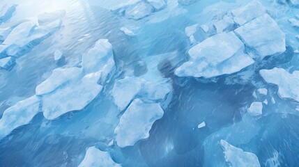 Ice abstract background image, slide, ice background material