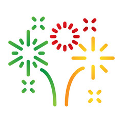 decorative fireworks new year