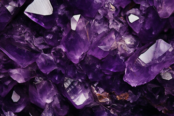 Fototapeta premium Amethyst stone background