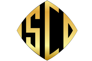 SCD,CD, DC, SC, logos. Abstract initial monogram letter alphabet logo design