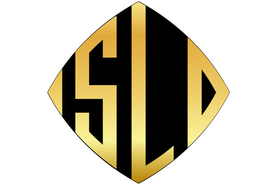 SLD, SL, LD, logo. Abstract initial monogram letter alphabet logo design