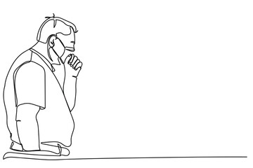 World pneumonia day line art.line art concept design with lungs. Stethoscope around lungs.Bacterial infection. Multiple micro-organisms sticking to your lungs and infect your lungs. Every breath count
