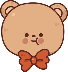 Collection of Christmas cartoons isolated on a white background. Little Santa with gifts and holiday decorations; cute card. Super cute cartoon character, illustration, hand drawn, vector