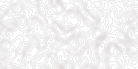 Topographic map in contour line light topographic topo contour map and ocean topographic line map with curvy wave isolines vector and Topographic map background concept.