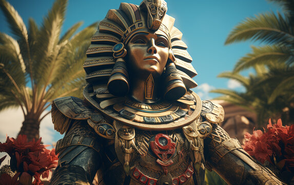 Osiris, Egyptian god of the fertility, agriculture, the afterlife, the dead, resurrection, life, and vegetation.