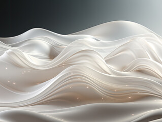 Obraz premium background with a white-gray wave of light technology texture. It embodies the concept of big data in the digital realm.