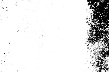 Rustic grunge vector texture with grain and stains. Abstract noise background. Weathered surface. Dirty and damaged. Detailed rough backdrop. Vector graphic illustration with transparent white. EPS10.