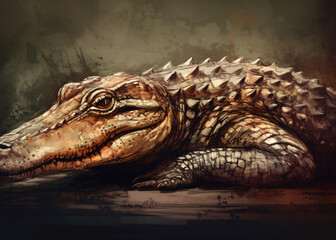 Obraz premium crocodiles & alligator