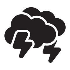 storm glyph icon