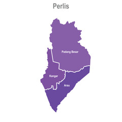 Map of Perlis Indera Kayangan, Malaysia