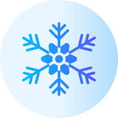 snowflake gradient icon