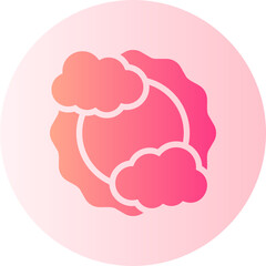 sunny gradient icon