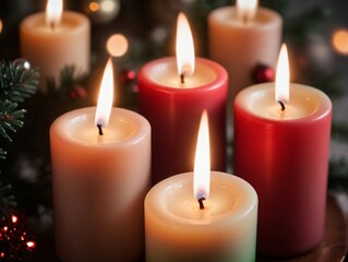 Obraz na płótnie Canvas Advent Advent Advent Candles
