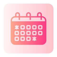 calendar gradient icon