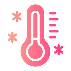 cold gradient icon