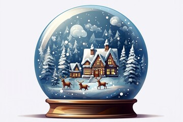 christmas snow globe decoration