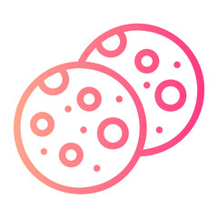cookie gradient icon