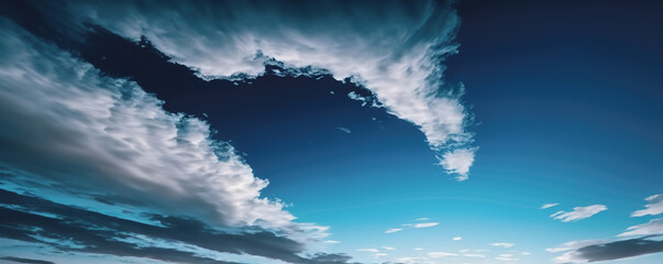 Heavenly Blue Sky with Fluffy Clouds, variety of cloud formations, sky and clouds, UHD Wallpaper, 16K Wallpaper, 16K UHD image, clear blue sky, UHD Backgrounds.