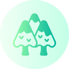 pine gradient icon