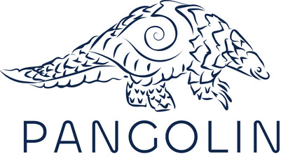 Pangolin vector logo design and illustration