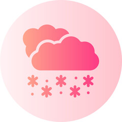 snowy gradient icon