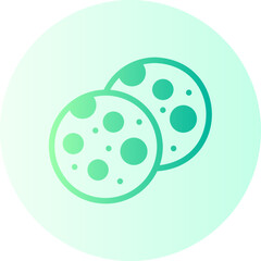 cookie gradient icon