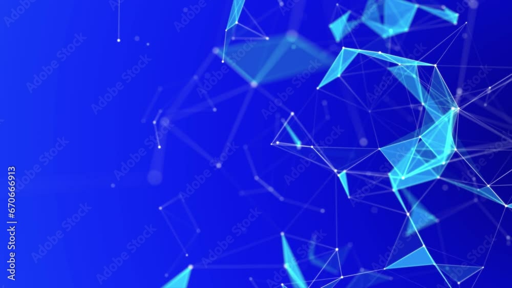 Poster network connection structure. big data. connecting points and lines. abstract technology background.