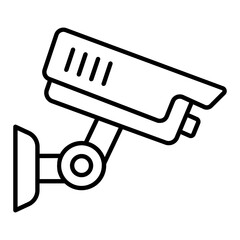 CCTV Camera Outline Icon