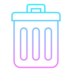 Garbage Gradient Icon