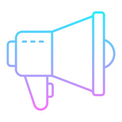 Megaphone Gradient Icon
