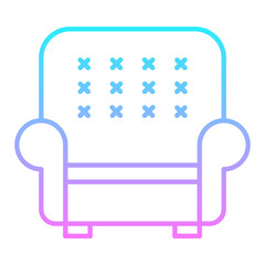 Sofa Gradient Icon