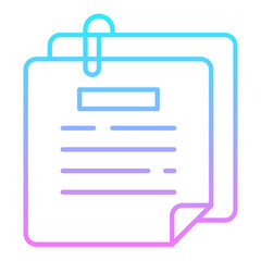 Note Gradient Icon