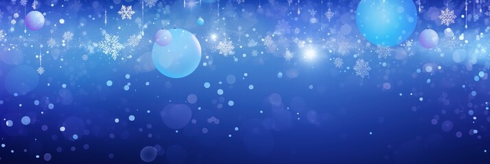 blue night timechristmas themed web banner, bells christmas trees, santa background wallpaper grit scratch grain effects - obrazy, fototapety, plakaty