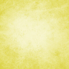 Light yellow background with white texture center and dark lemon yellow border grunge, pastel yellow and beige texture background design, old vintage paper or wall