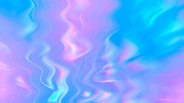 Light blue soft pink lilac lavender purple pastel gradient background 8k 16:9 copy space. Abstract futuristic holographic backdrop. Iridescent flow blurry texture for poster, cover, wallpaper, website