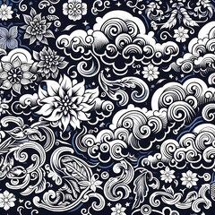Detailed Indonesian Holiday Batik Day Illustration with more details